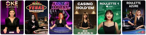 Live Casino Auswahl mit Speed Roulette, Mega Roulette, Crazy Time, Deutsches Roulette und Roulette Germany. Jackpot-Spiele mit aktuellen Gewinnen und beliebten Titeln
